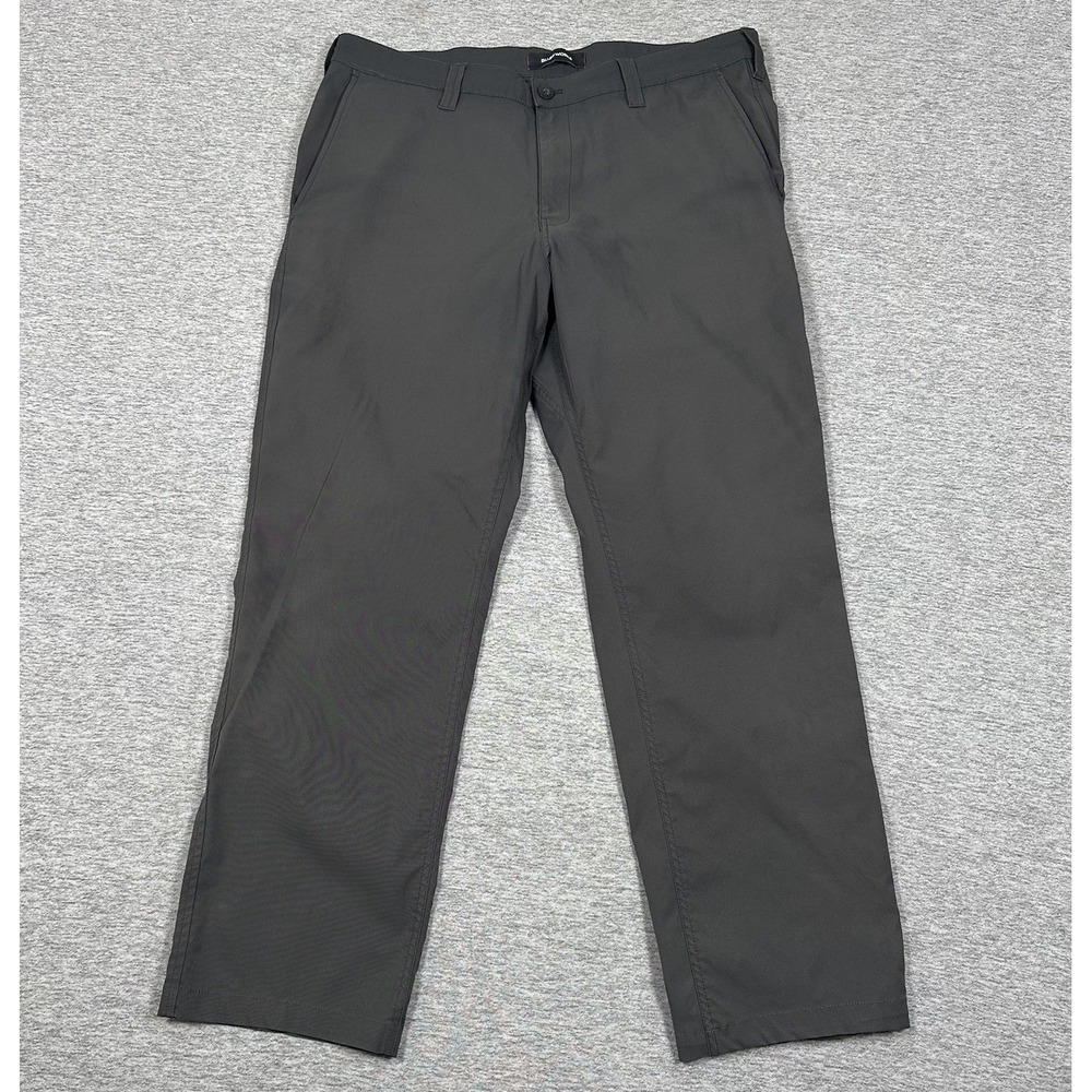 Bluffworks Pants Mens 38x30 Gray Ascender Regular Fit Travel City FADING